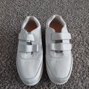 Men's Classic White Velcro Sneakers